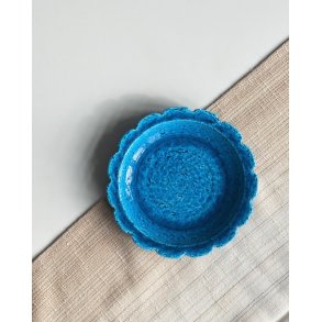 Ceramic plate, turquoise glaze, NB