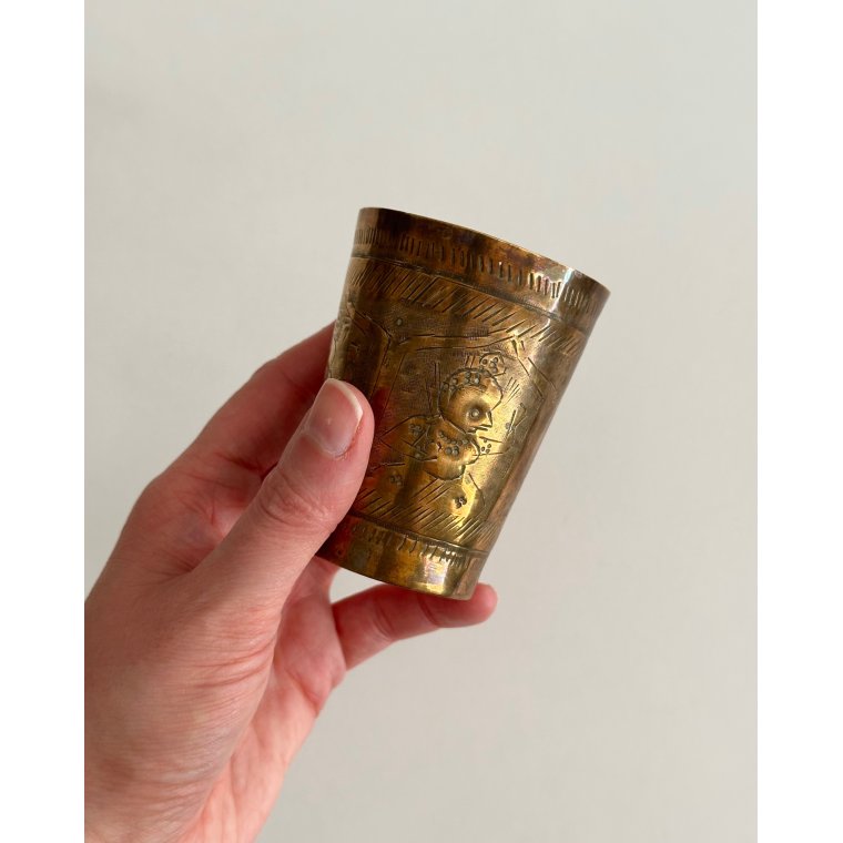Brass cup