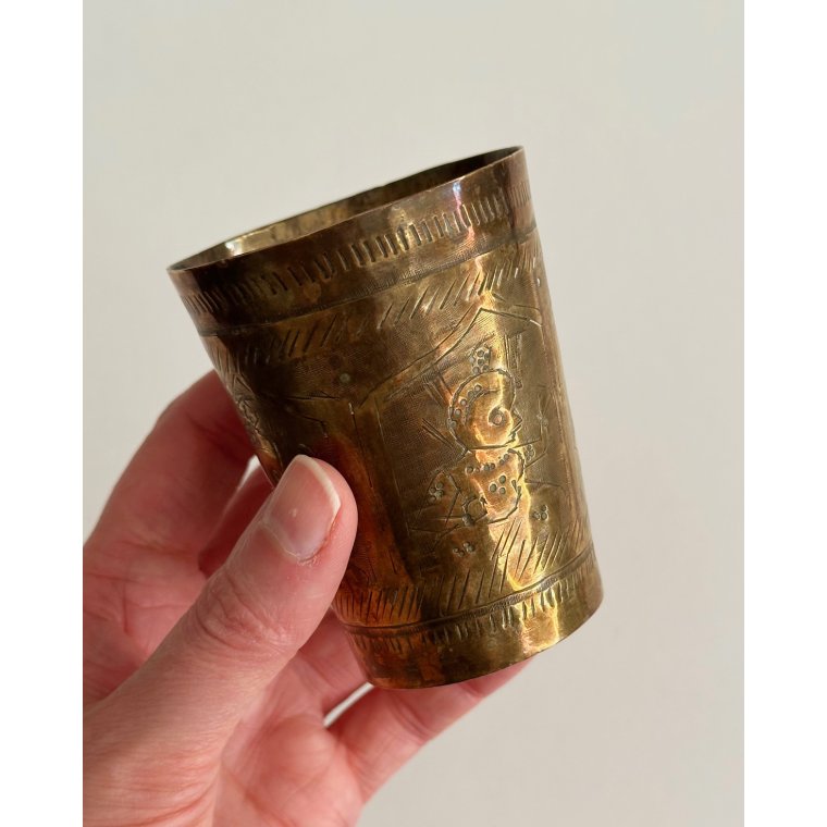 Brass cup