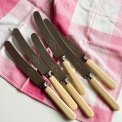 Raadvad bordknive, 6 stk samlet