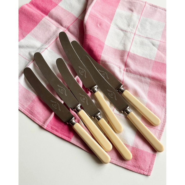 Raadvad bordknive, 6 stk samlet