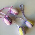 Mini Easter eggs, pastel mix, set of 4