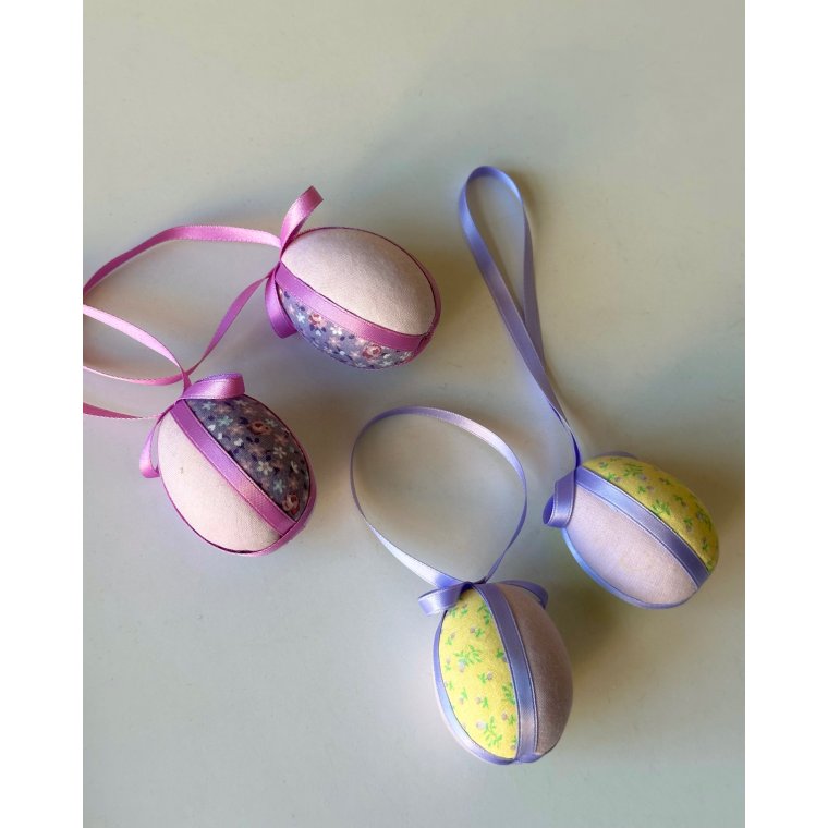 Mini Easter eggs, pastel mix, set of 4