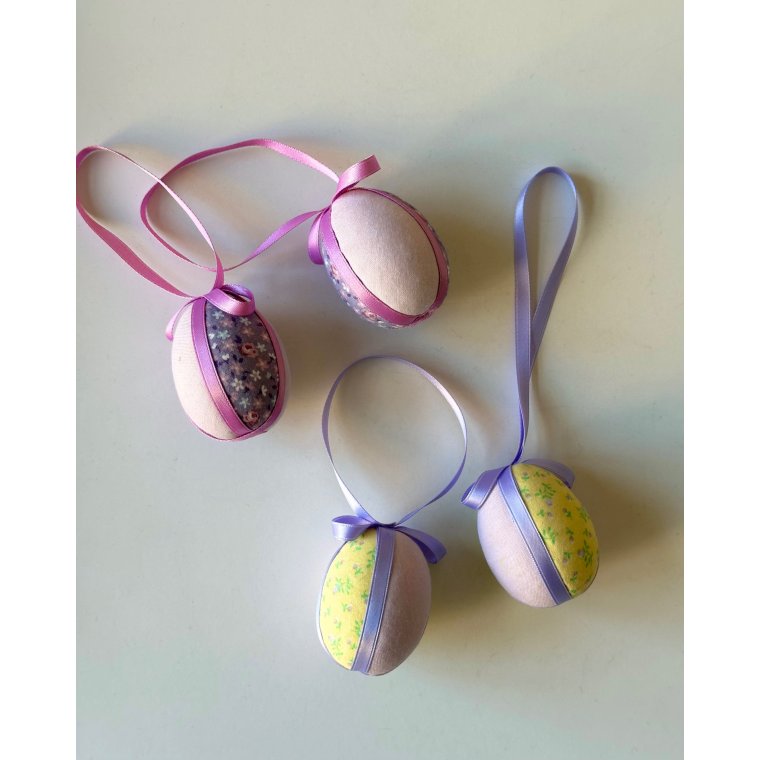 Mini Easter eggs, pastel mix, set of 4