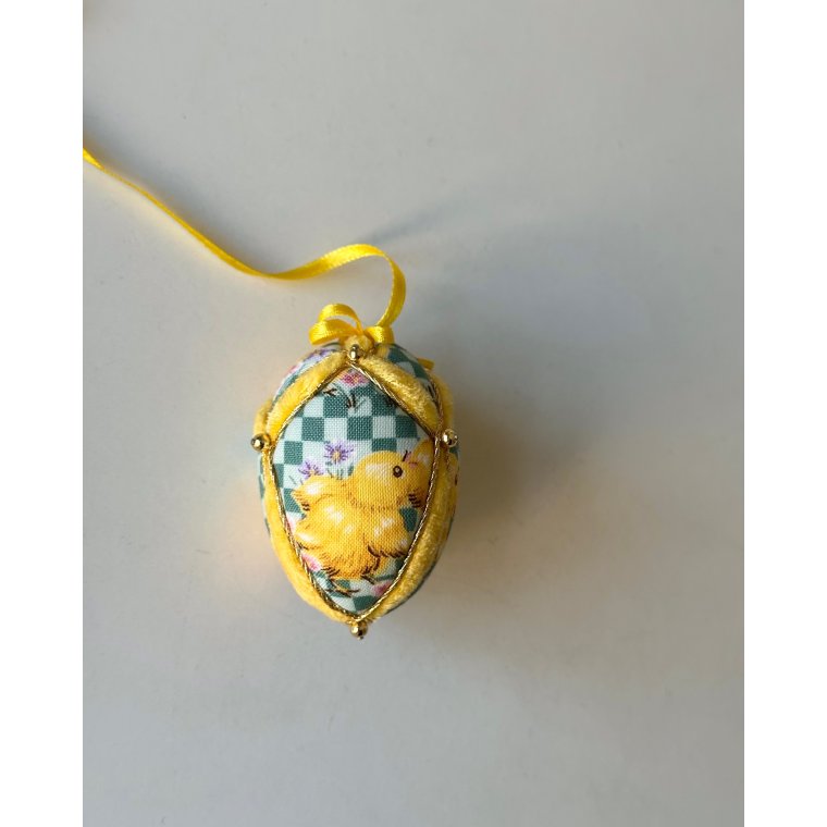 Small Easter egg, fluff and chickens