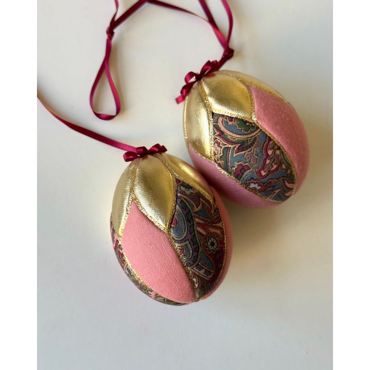 Mellem pskeg, rosa m mrkerd, 2 stk samlet