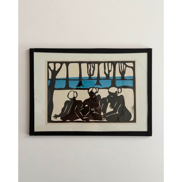 Tryk i skifteramme, kvinder