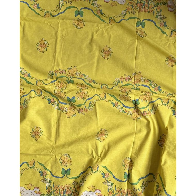 Retro Easter tablecloth, 134 x 278 cm