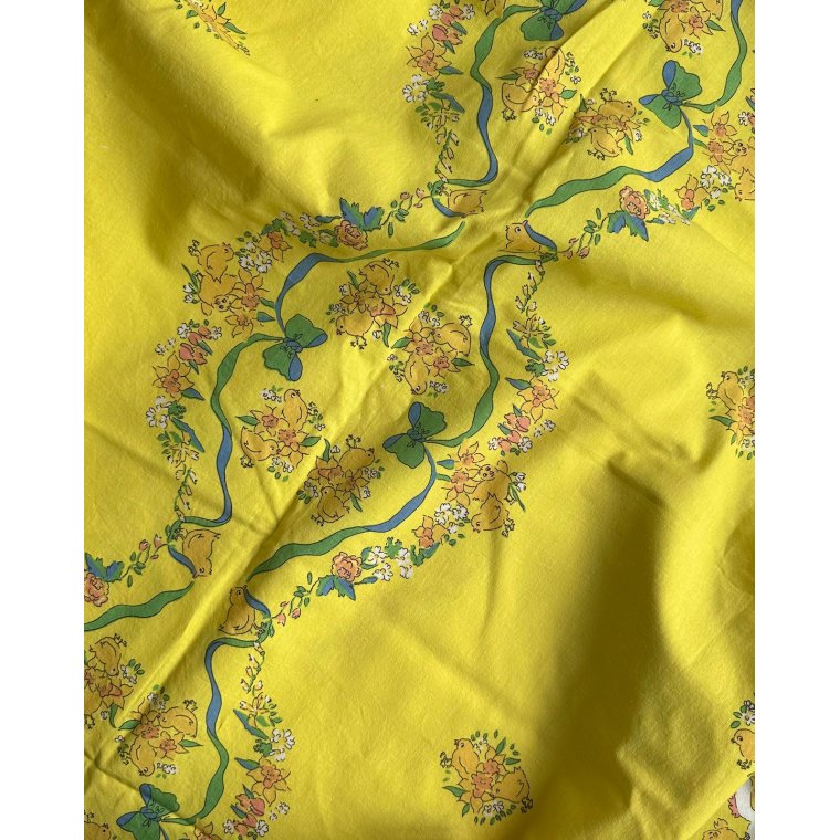 Retro Easter tablecloth, 134 x 278 cm