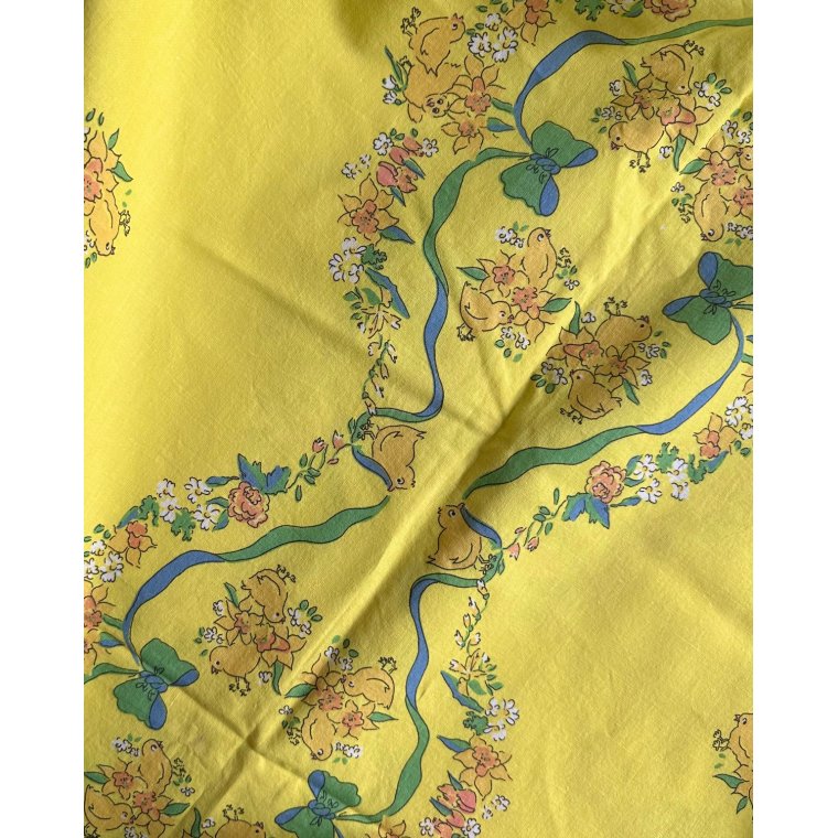 Retro Easter tablecloth, 134 x 278 cm