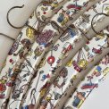 Mid Century kids hangers, set of 5