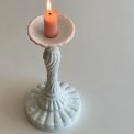 Candleholder, opaline glass