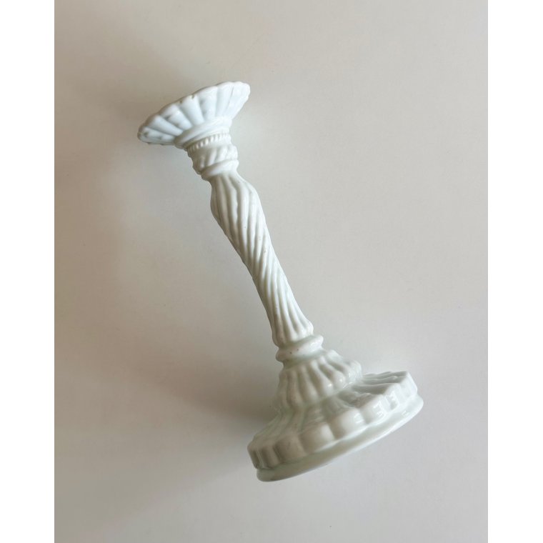 Candleholder, opaline glass