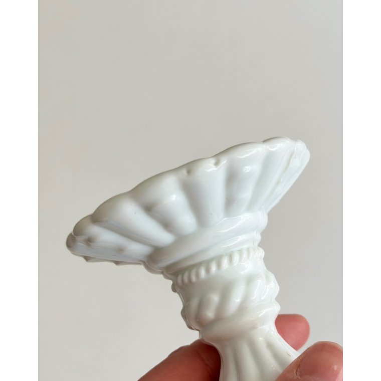 Candleholder, opaline glass