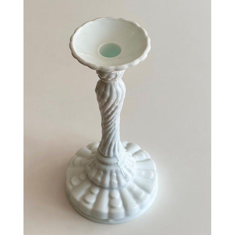 Candleholder, opaline glass