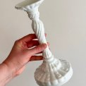 Candleholder, opaline glass