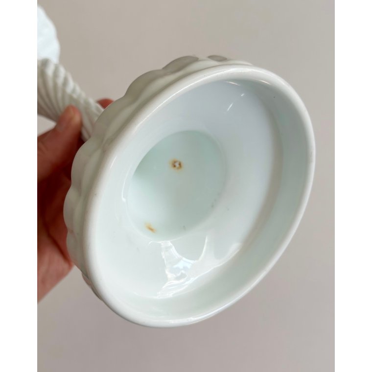 Candleholder, opaline glass