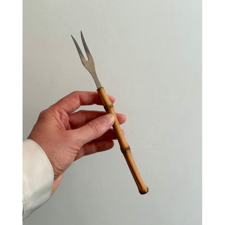 Plgsgaffel, stl og bambus