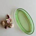 Oval glasbakke