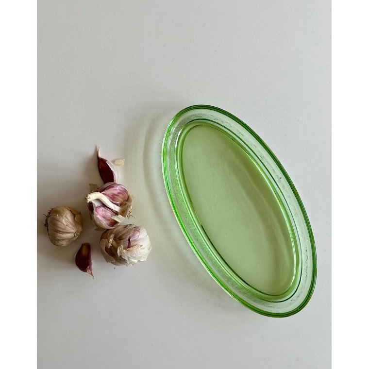 Oval glasbakke
