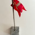 Bordflag, gr� base