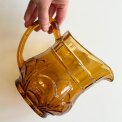 Jug, Nanna, amber glass