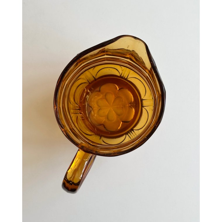 Jug, Nanna, amber glass