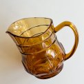Jug, Nanna, amber glass