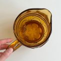 Jug, Nanna, amber glass