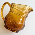Jug, Nanna, amber glass
