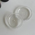 Coaster, plastic, set of 2