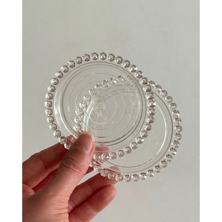 Coaster, plastic, set of 2