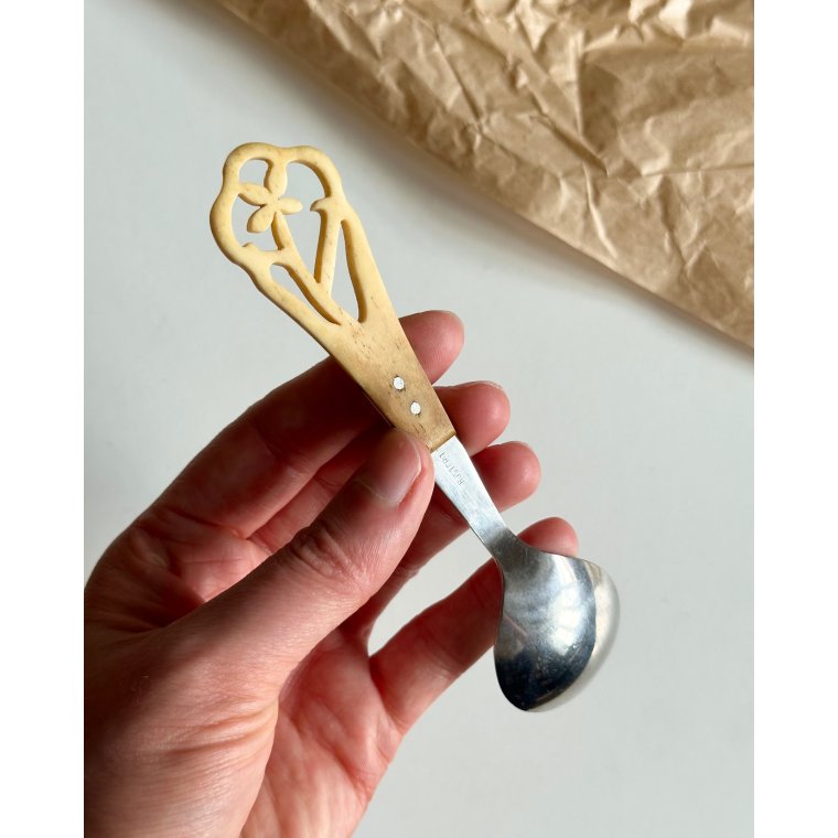 Spoon, bone and steel