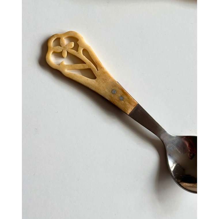 Spoon, bone and steel