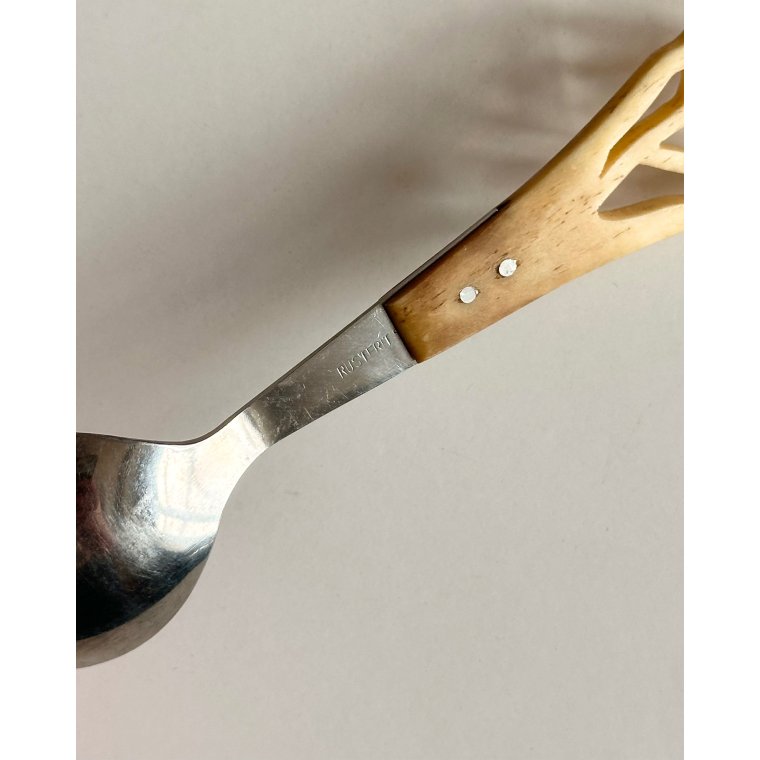 Spoon, bone and steel
