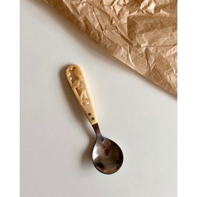 Spoon, bone and steel