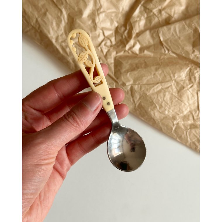 Spoon, bone and steel