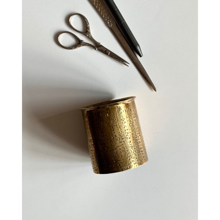 Cup, brass