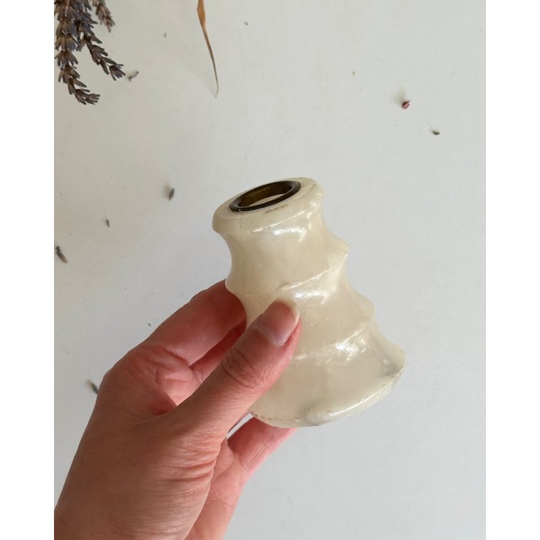 Miniature vase, alabaster