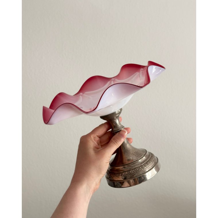 Antik opsats, lyserd