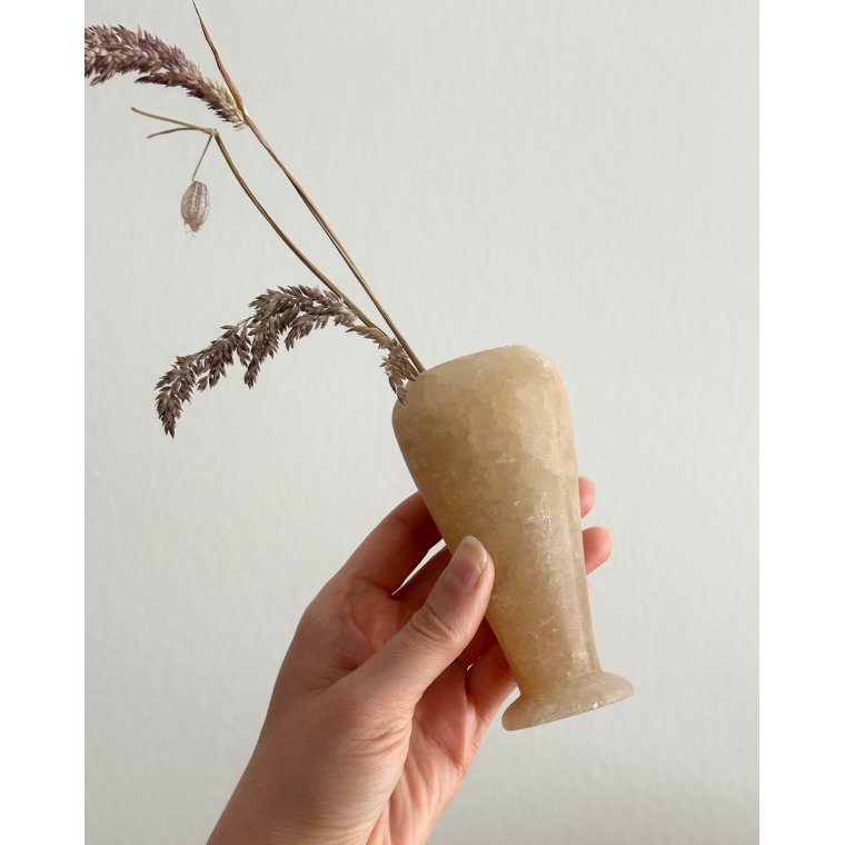 Small stone vase