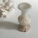 Small vase, white onyx