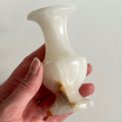Small vase, white onyx