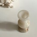 Small vase, white onyx