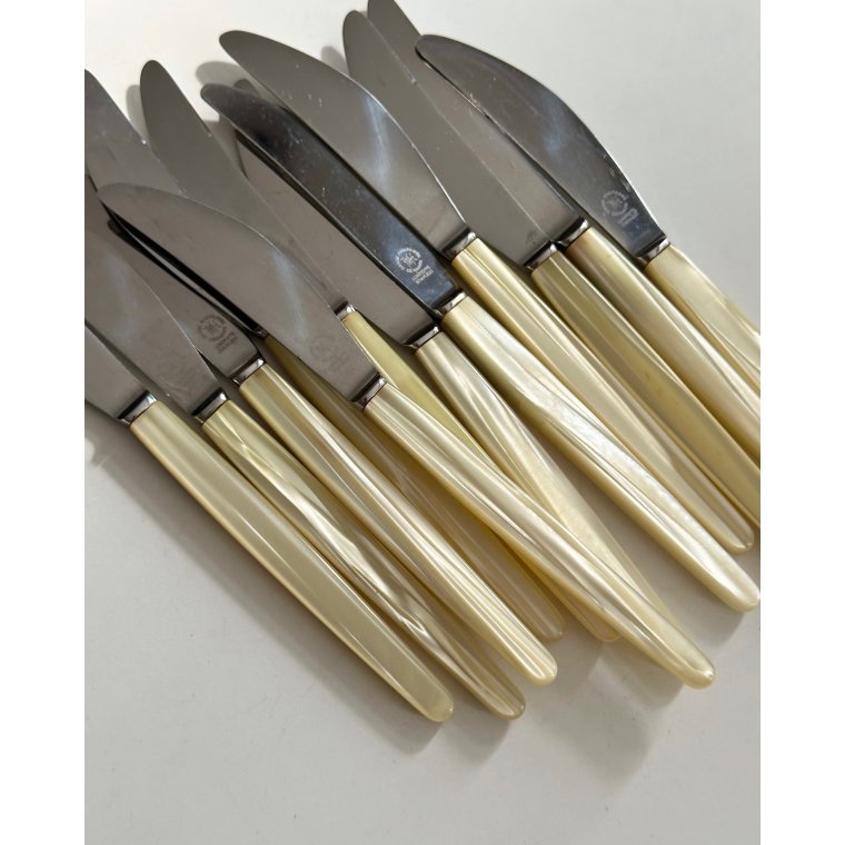 Lundtofte knive, 12 stk samlet