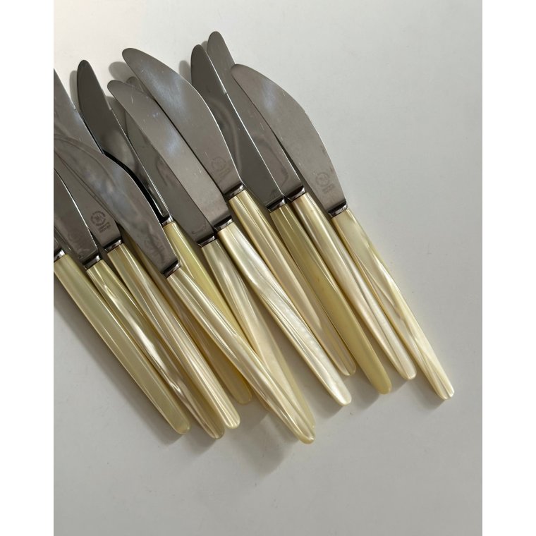 Lundtofte knive, 12 stk samlet