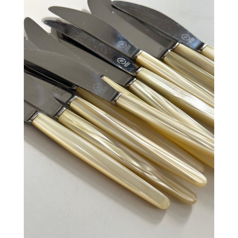 Lundtofte knive, 12 stk samlet