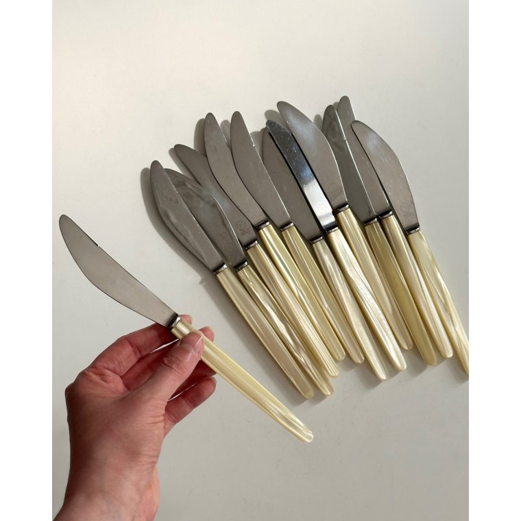 Lundtofte knive, 12 stk samlet