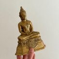 Thailandsk buddhafigur, messing
