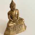 Thailandsk buddhafigur, messing